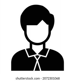 Vector Boss Glyph Icon Design
