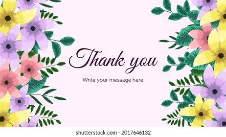 Vector botanical banner background blossoming flowers used as invitation card for wedding, birthday, holiday greetings, frames and summer web page background.