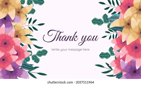 Flores florecientes de fondo de banner botánico vectorial usadas como tarjeta de invitación para boda, cumpleaños, saludos de vacaciones, marcos y fondo de página web de verano.