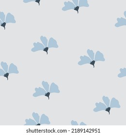 Vector botanical flower seamless repeat pattern design background. Perfect for modern wallpaper, fabric, 
home decor, and wrapping projects.