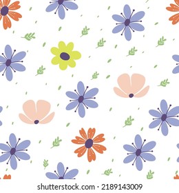 Vector botanical flower seamless repeat pattern design background. Perfect for modern wallpaper, fabric, 
home decor, and wrapping projects.