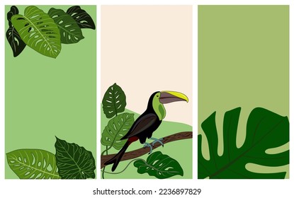 Vector botanical illustration for cover, banner, social networks, as a background.