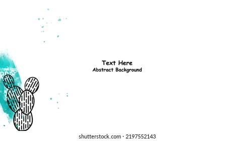 Vector botanical wall arts, with cactus. Minimalistic and natural. Cactus and line arts design. Sample text area included.