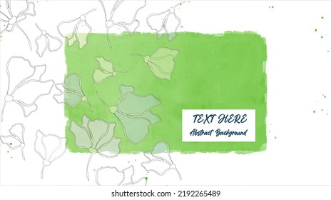 Vector botanical wall arts, with leaves. Minimalistic and natural. Leaves and line arts design. Sample text area included.