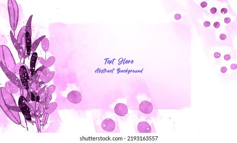 Vector botanical wall arts, with leaves. Minimalistic and natural. Leaves and line arts design. Sample text area included.