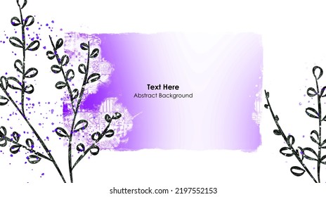 Vector botanical wall arts, with leaves. Minimalistic and natural. Leaves and line arts design. Sample text area included.