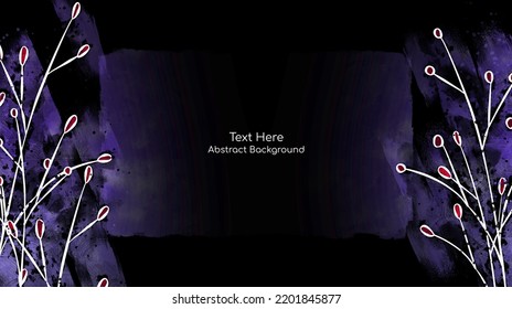 Muros botánicos vectores, con hojas. Minimalista y natural. Diseño de hojas y líneas artísticas. Área de texto de ejemplo incluida.

