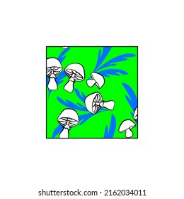 
Vektorbotanische Wandkunst mit Pilzen. Minimalistisch und natürlich. Pilze und Liniendesign.
