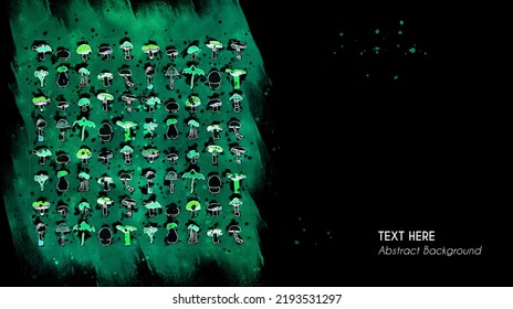 
Vector botanical wall arts, with mushrooms. Minimalistic and natural. Mushrooms and line arts design. Sample text area included.
