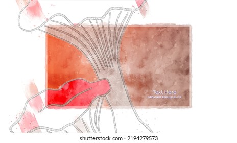 Vector botanical wall arts, with mushrooms. Minimalistic and natural. Mushrooms and line arts design. Sample text area included.