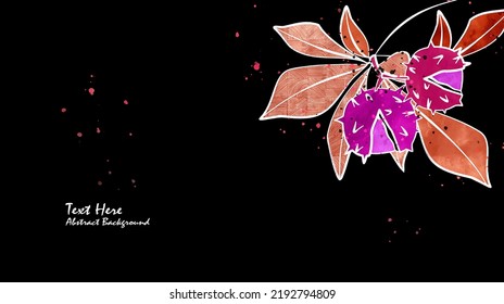 Vector botanical wall arts, with walnut. Minimalistic and natural. Walnut and line arts design. Sample text area included.
