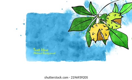 Vector botanical wall arts, with walnut. Minimalistic and natural. Walnut and line arts design. Sample text area included.
