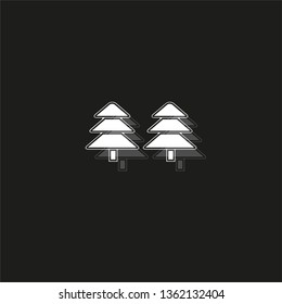 vector Botany forest abstract - green nature leaf symbol - environment plant