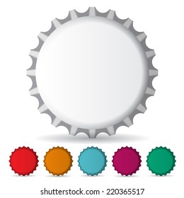 Vector bottle bottle cap 