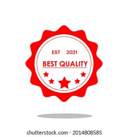 Vector of bottle cap, label, beverage, drink, tag, stamp, sticker, badge, seal logo illustration. Simple creative trendy typography. Used for branding, symbol, sign, icon. Isolated background.