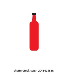 vector bottle clip art or flat or minimalist logo