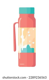 vector of bottle drink icon isolated