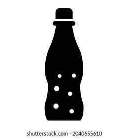 Vector Bottle Glyph Icon Design

