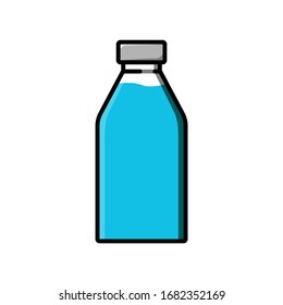 vector bottle illustration flat design