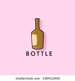 Vector of bottle logo and icon