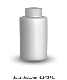 Vector bottle mockup  for drug