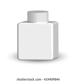 Vector bottle mockup  for drug