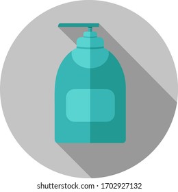 vector bottle of soap disinfection