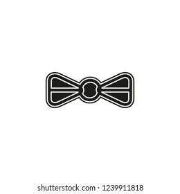 vector bow ribbon icon - ribbon bow illustration, holiday symbol - celebration element