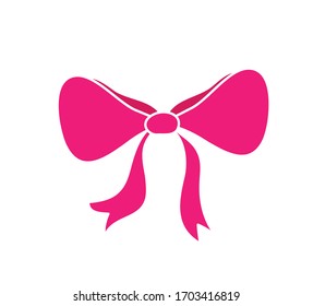 Vector Bow Simple Icon Illustration Stock Vector (Royalty Free ...