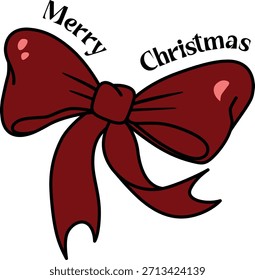 Vector Bow for this Christmas