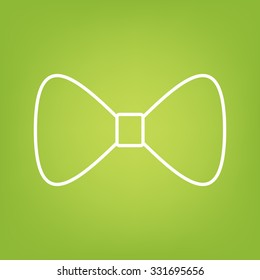 Vector Bow Tie  line icon