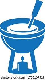 Vektorgrafik einer warmen Schüssel, perfekt für Icon