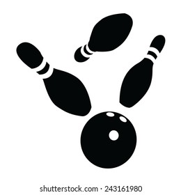 Vector of Bowling Logo / Bowling Badges / Bowling Printable T-shirt. Suitable for t-shirt design or logo