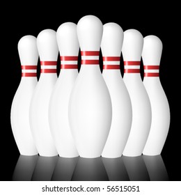 vector bowling pins