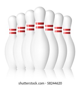 vector bowling pins