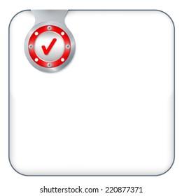 vector box for any text with check box