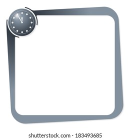 vector box for any text with clock