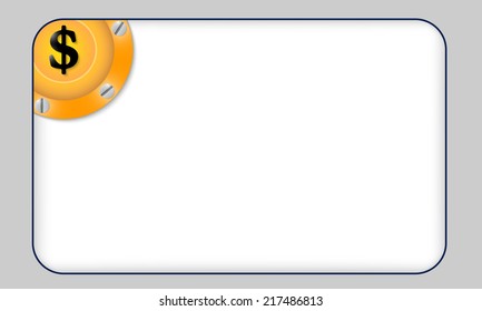 vector box for any text with dollar symbol