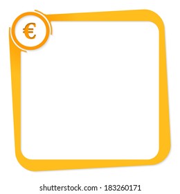 vector box for any text with euro sign