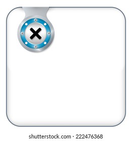 vector box for any text with multiplication symbol