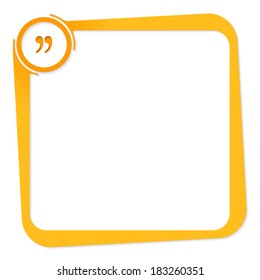 vector box for any text with quotation mark
