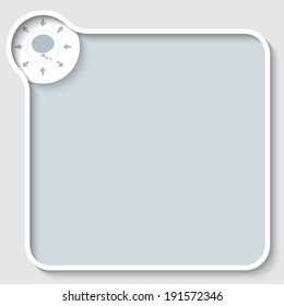 vector box for any text with speech bubble