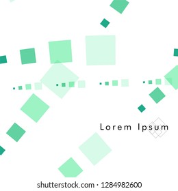 Vector box backgrounds with pastel colors green , Abstract background vector can be used in cover design, book design, website background, banner, poster, advertising.