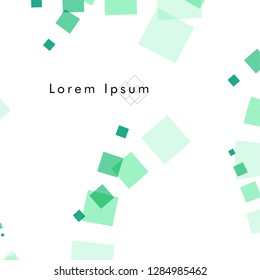 Vector box backgrounds with pastel colors green , Abstract background vector can be used in cover design, book design, website background, banner, poster, advertising.