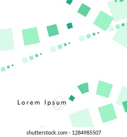 Vector box backgrounds with pastel colors green , Abstract background vector can be used in cover design, book design, website background, banner, poster, advertising.