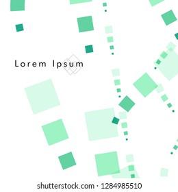 Vector box backgrounds with pastel colors green , Abstract background vector can be used in cover design, book design, website background, banner, poster, advertising.