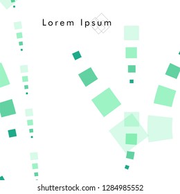 Vector box backgrounds with pastel colors green , Abstract background vector can be used in cover design, book design, website background, banner, poster, advertising.