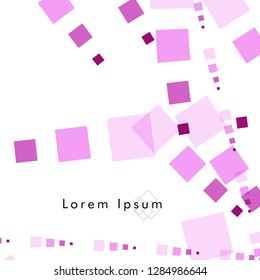 Vector box backgrounds with pastel colors pink , Abstract background vector can be used in cover design, book design, website background, banner, poster, advertising.