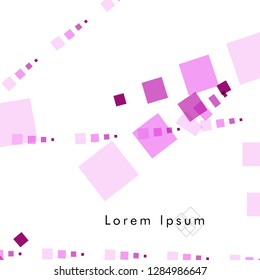Vector box backgrounds with pastel colors pink , Abstract background vector can be used in cover design, book design, website background, banner, poster, advertising.
