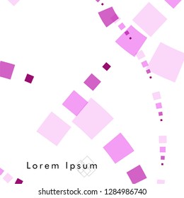 Vector box backgrounds with pastel colors pink , Abstract background vector can be used in cover design, book design, website background, banner, poster, advertising.